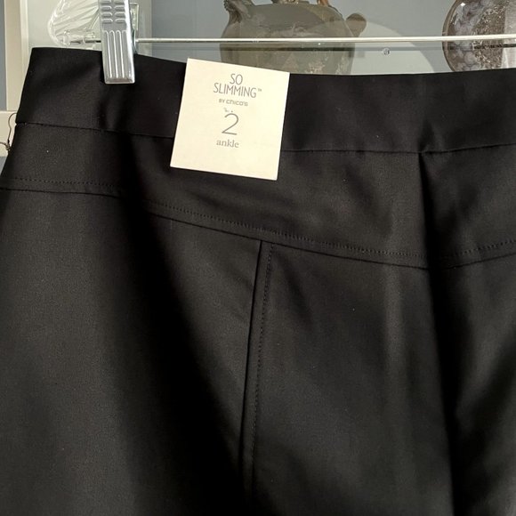 Chico's So Slimming Audrey Ankle Pants Black - Picture 5 of 7